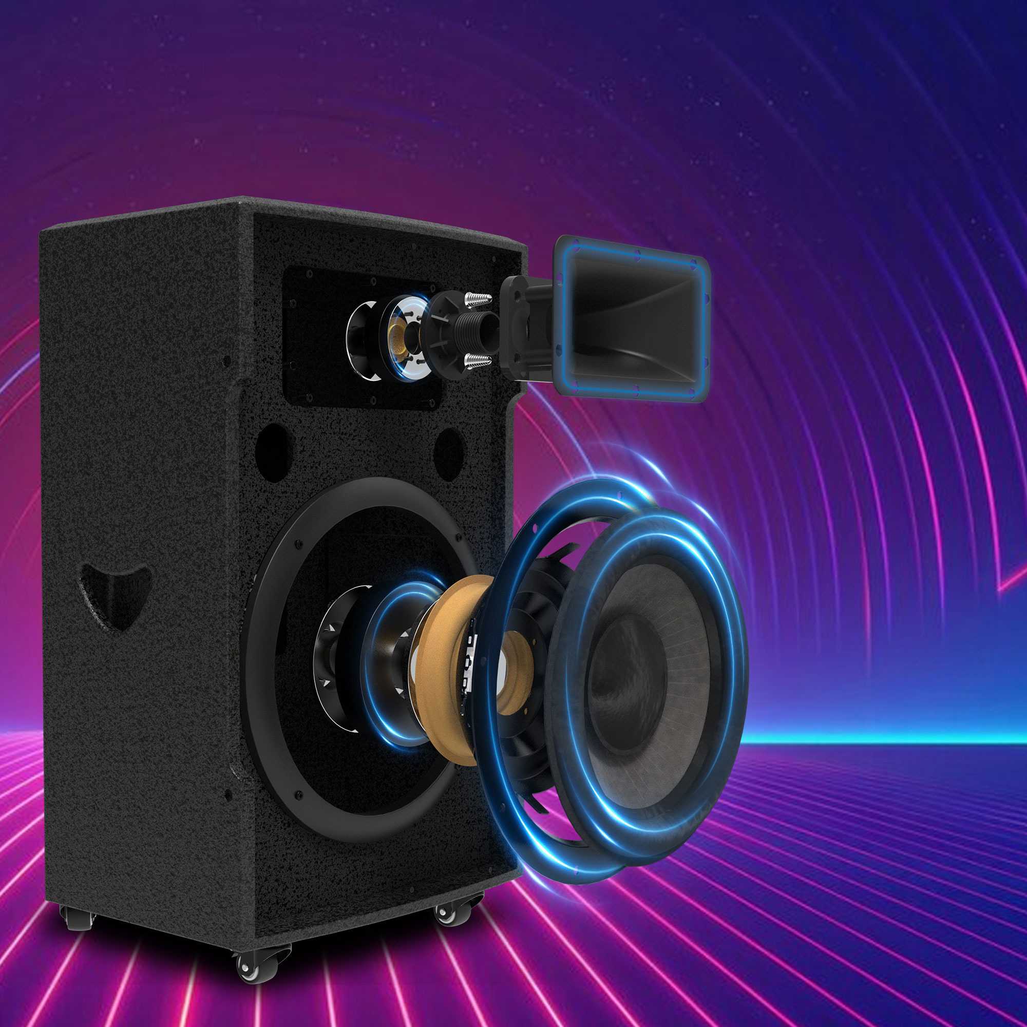 Loa kéo di động karaoke Dalton TS-15G700X - Công suất 700W